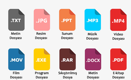 dosya türleri